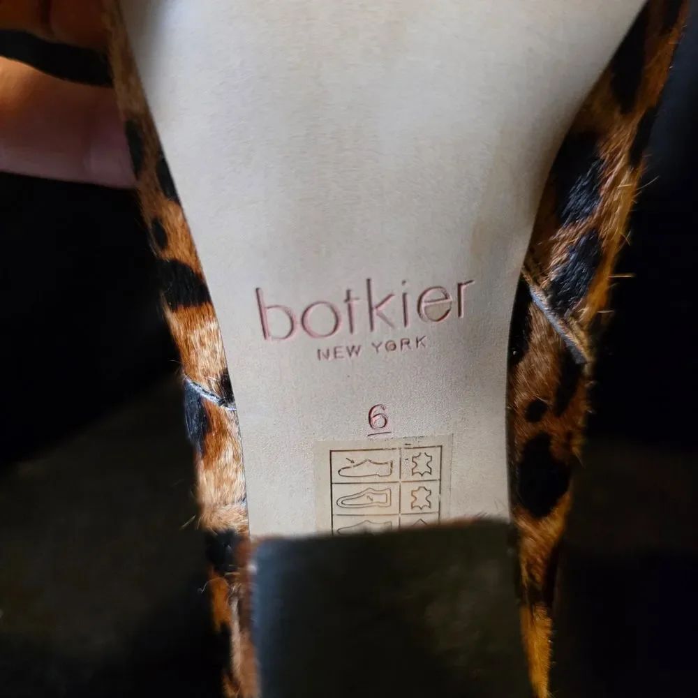 Botkier Leopard Print Ankle Booties Womens 6 - Picture 10 of 11